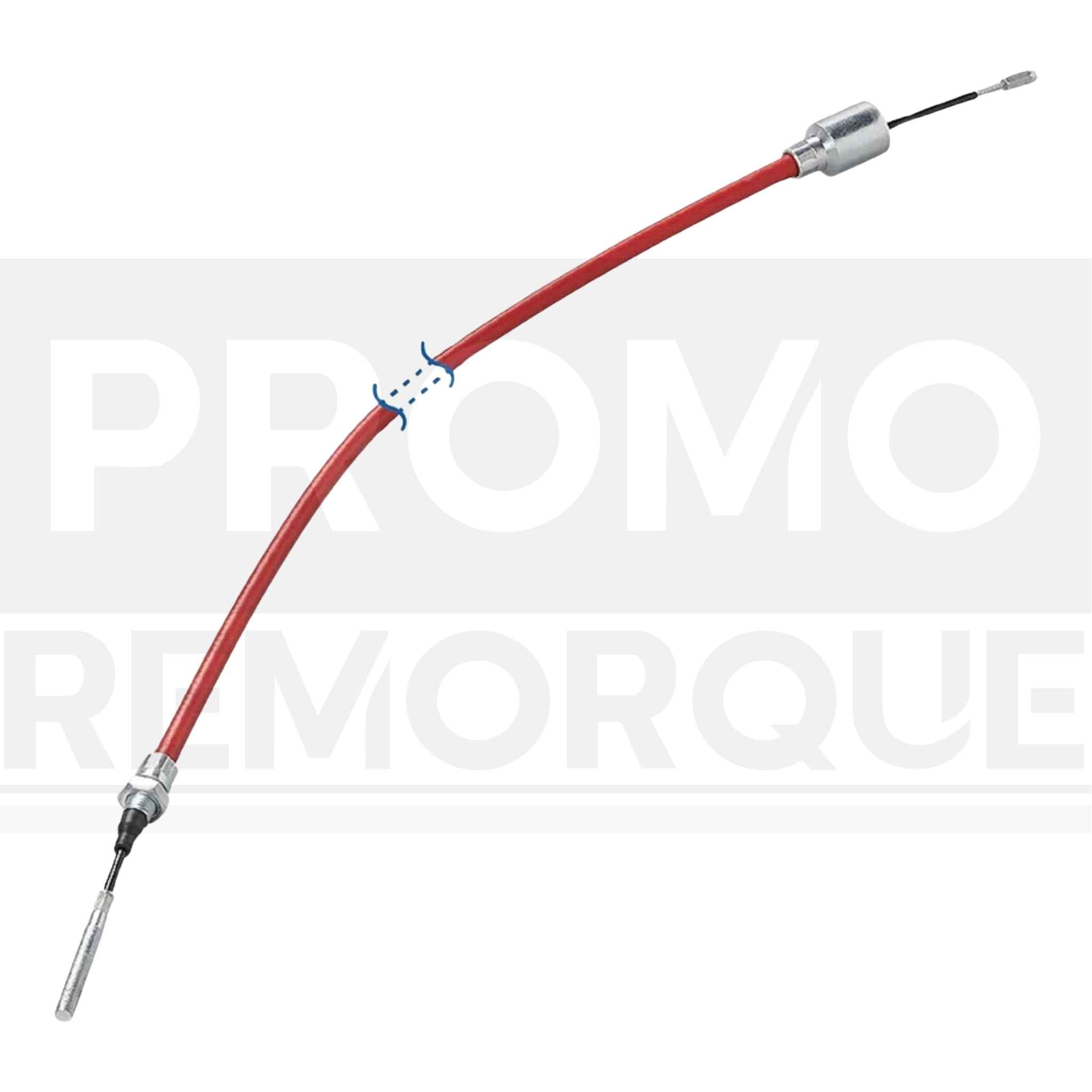 TZ000050 Remorque-AL-KO ALKO Cable de Frein Profi Longlife Cloche Filetage 1020/1230 299711 Promo Remorque