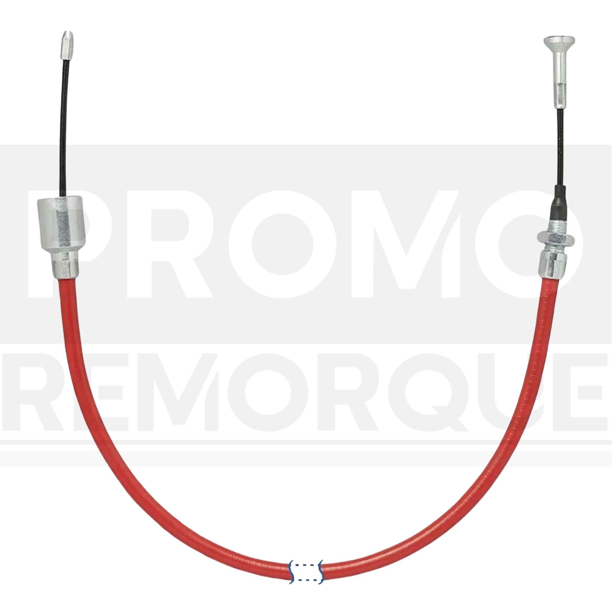 TZ000061 Remorque AL-KO ALKO Cable de Frein Profi Longlife Cloche Rapide 1130/1326 247286 Promo Remorque