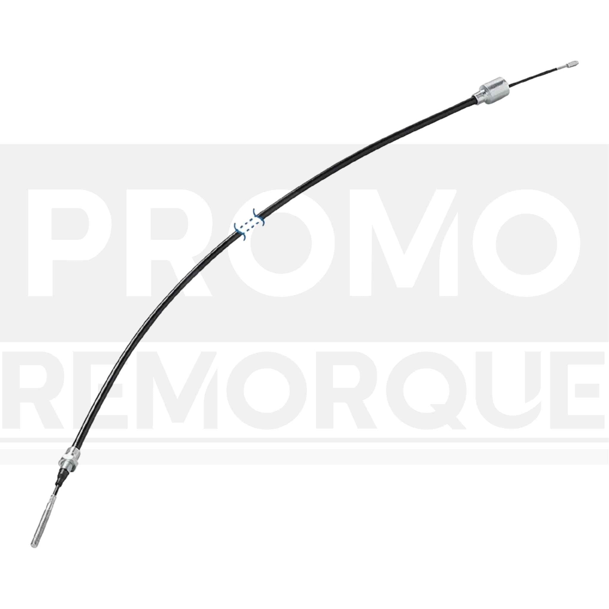 TZ000074 Remorque BPW Cable de Frein Profi Longlife Cloche Filetage 1530/1755 mm 0508933870 Promo Remorque