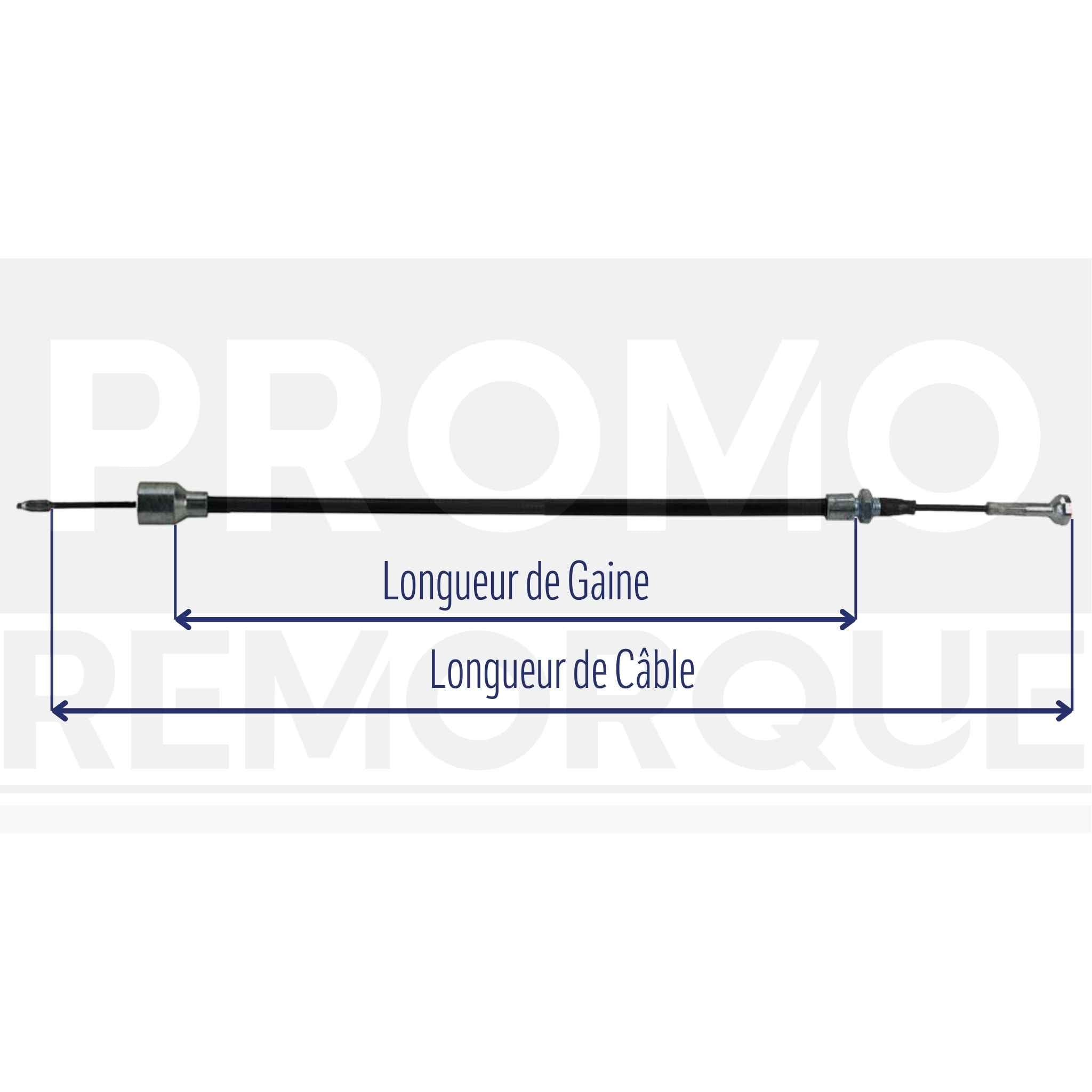 TZ000107 Remorque Knott Cable de Frein Profi Longlife Cloche Rapide 1530/1720 980202.17 Promo Remorque